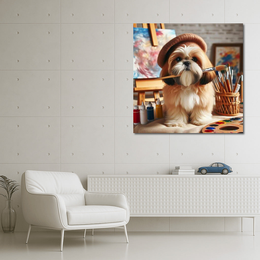 Creative Shih Tzu: Artist in the Making