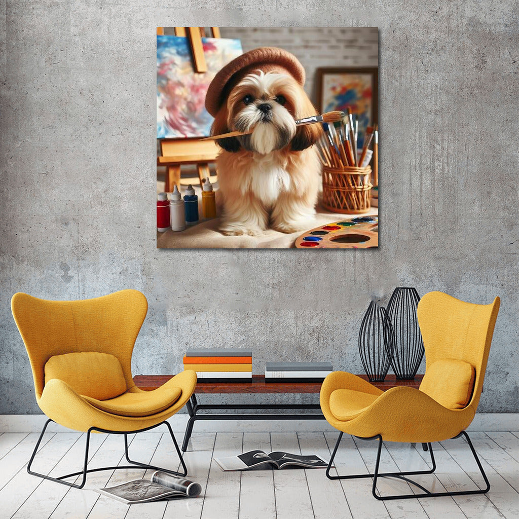 Creative Shih Tzu: Artist in the Making