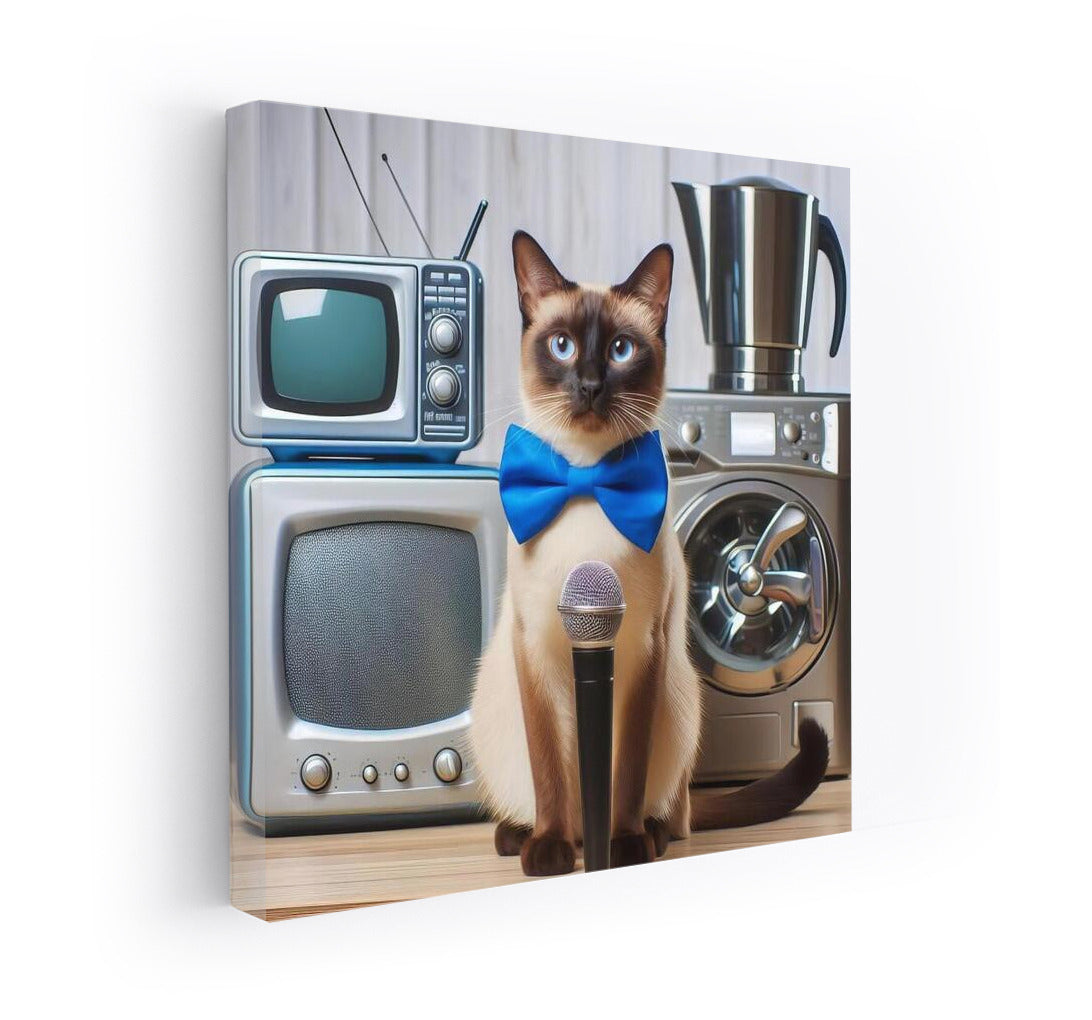 Siamese Cat TV Presenter: The Magic of Living Devices