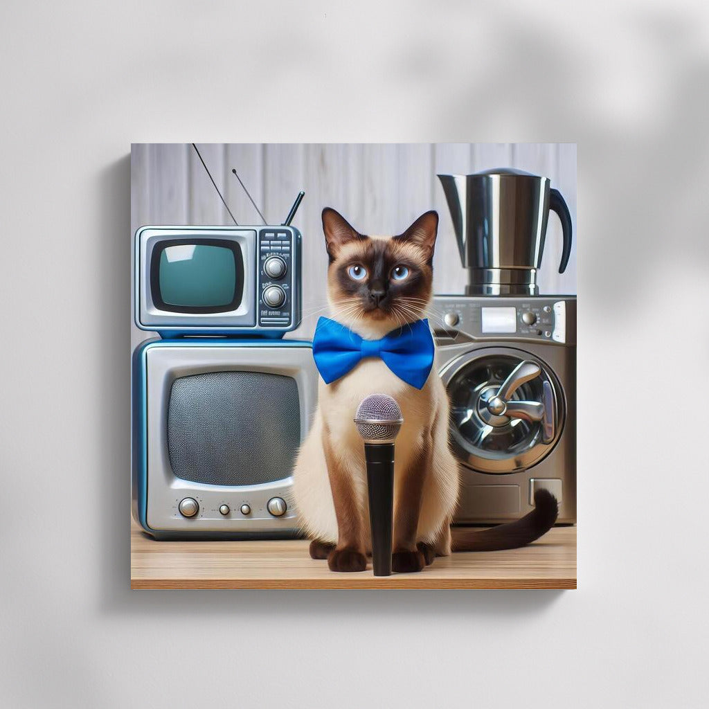 Siamese Cat TV Presenter: The Magic of Living Devices