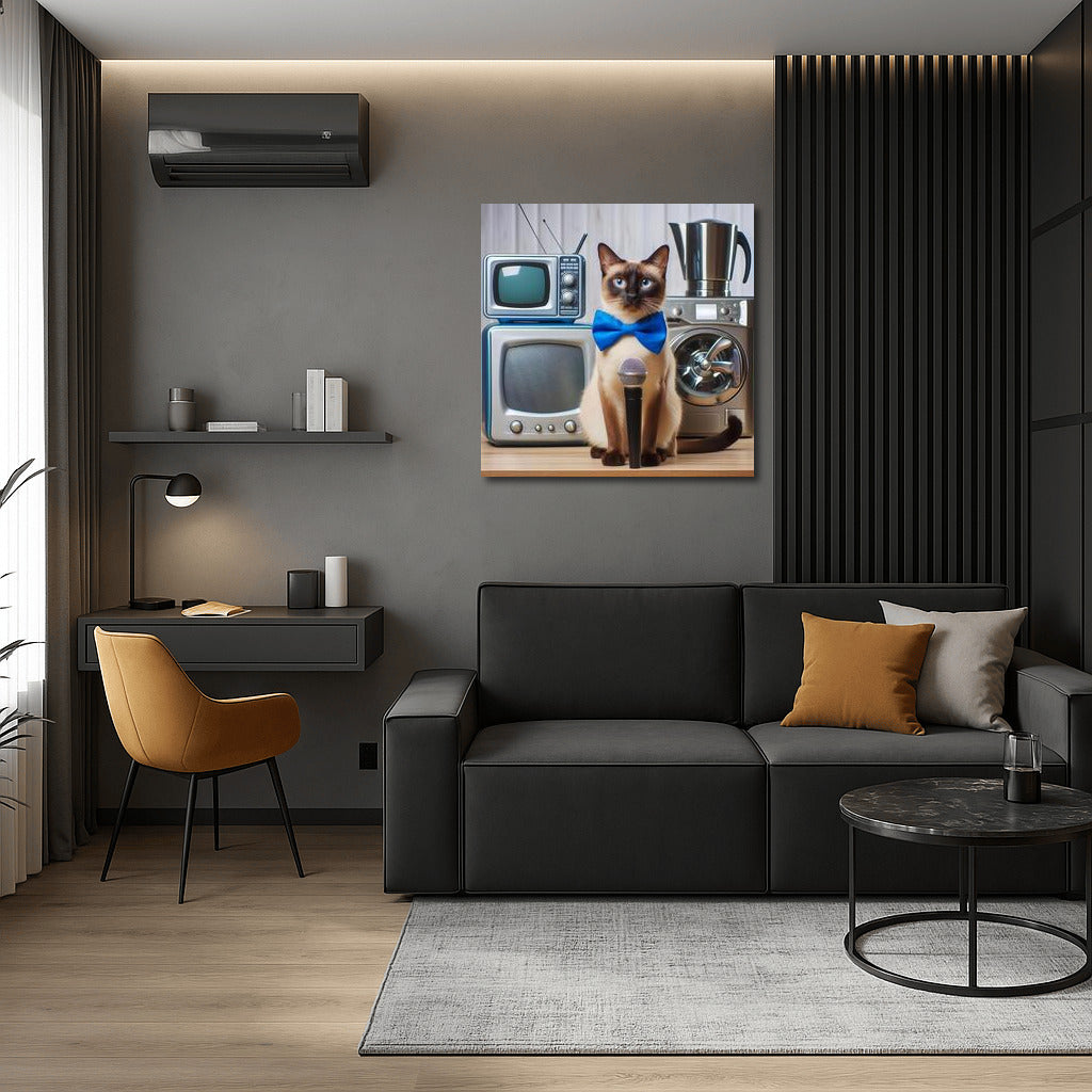 Siamese Cat TV Presenter: The Magic of Living Devices