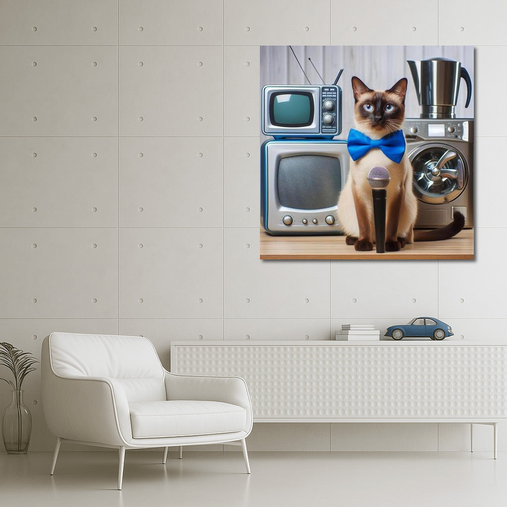Siamese Cat TV Presenter: The Magic of Living Devices
