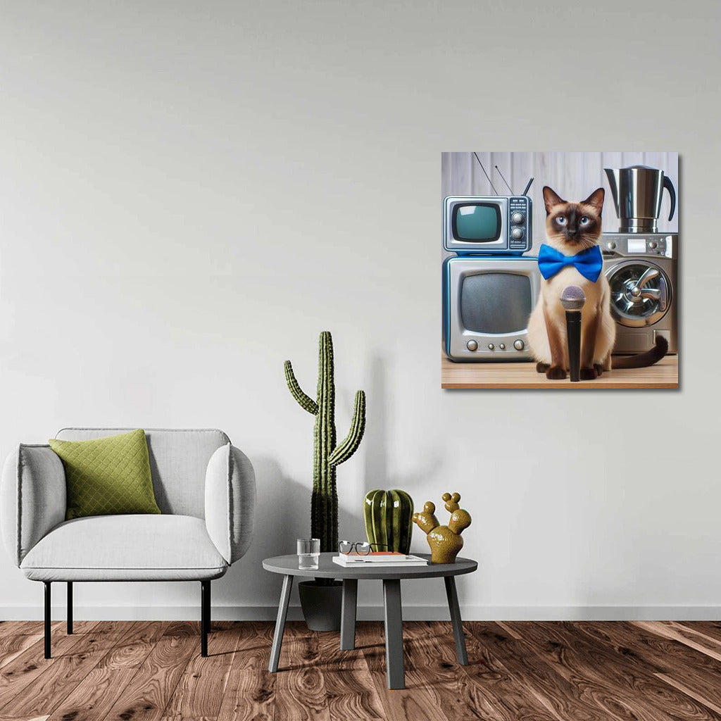 Siamese Cat TV Presenter: The Magic of Living Devices