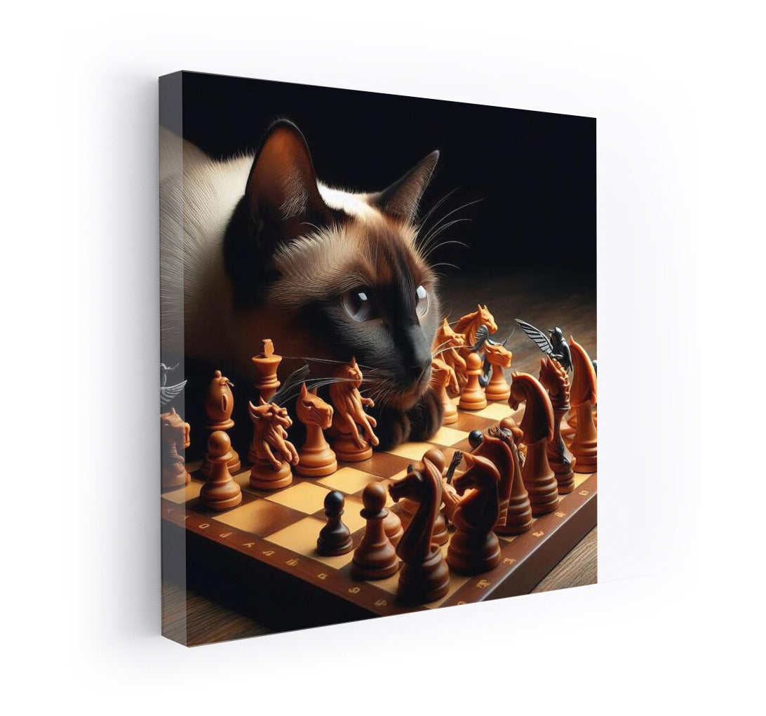 Siamese Cat and the Magic Chess: Living Pieces in Battle