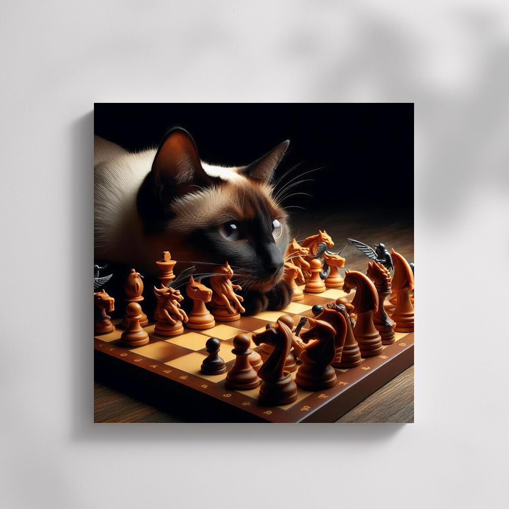 Siamese Cat and the Magic Chess: Living Pieces in Battle