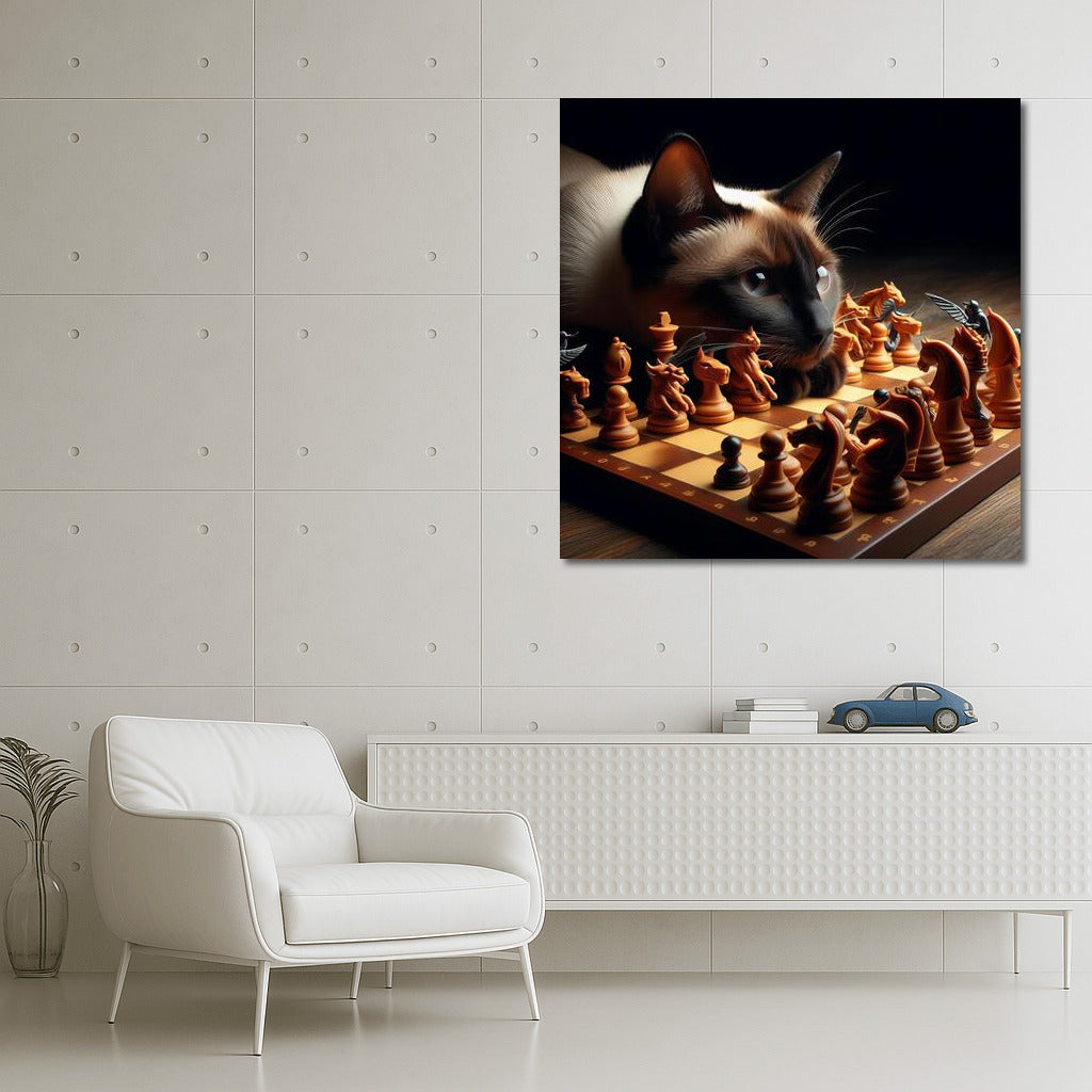 Siamese Cat and the Magic Chess: Living Pieces in Battle