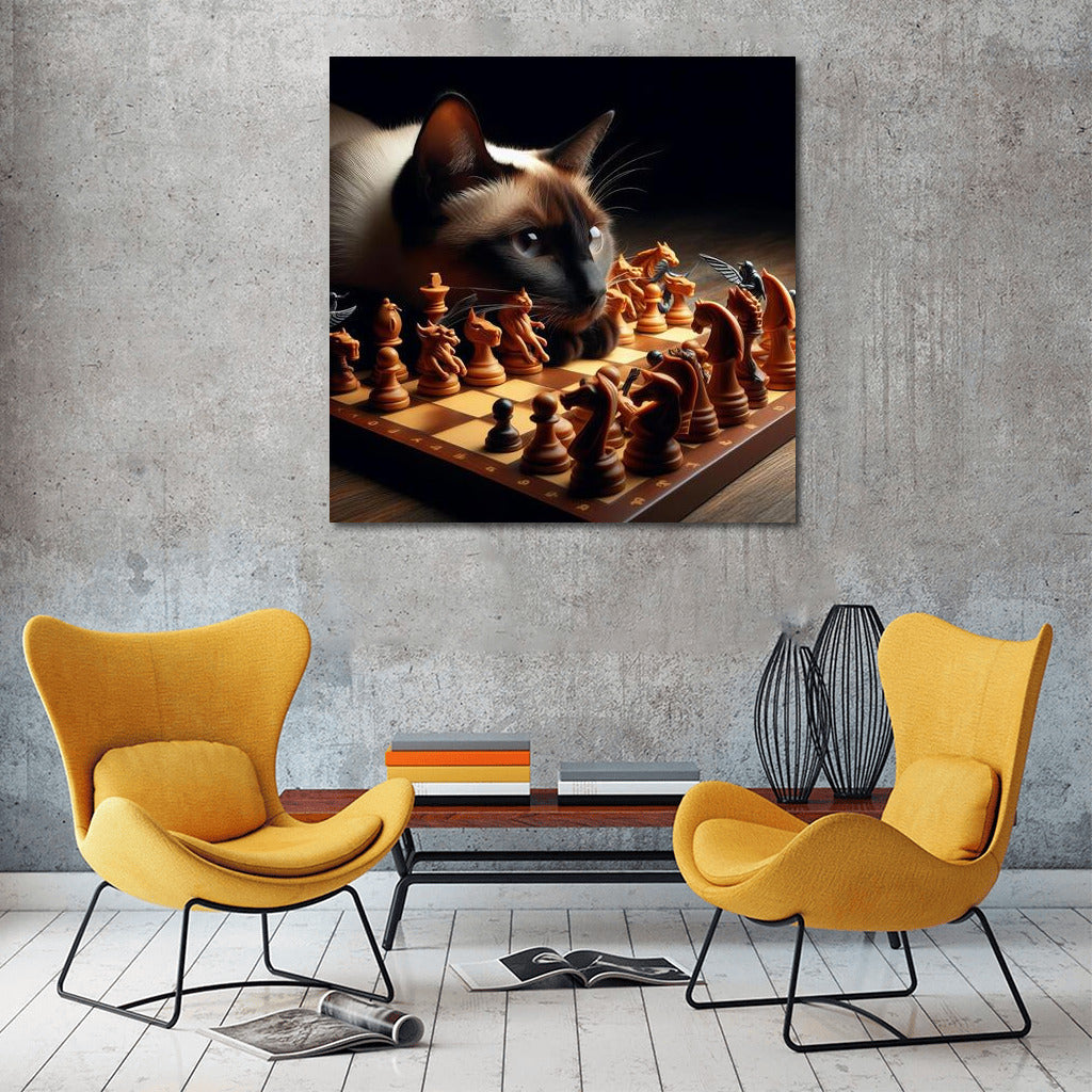 Siamese Cat and the Magic Chess: Living Pieces in Battle