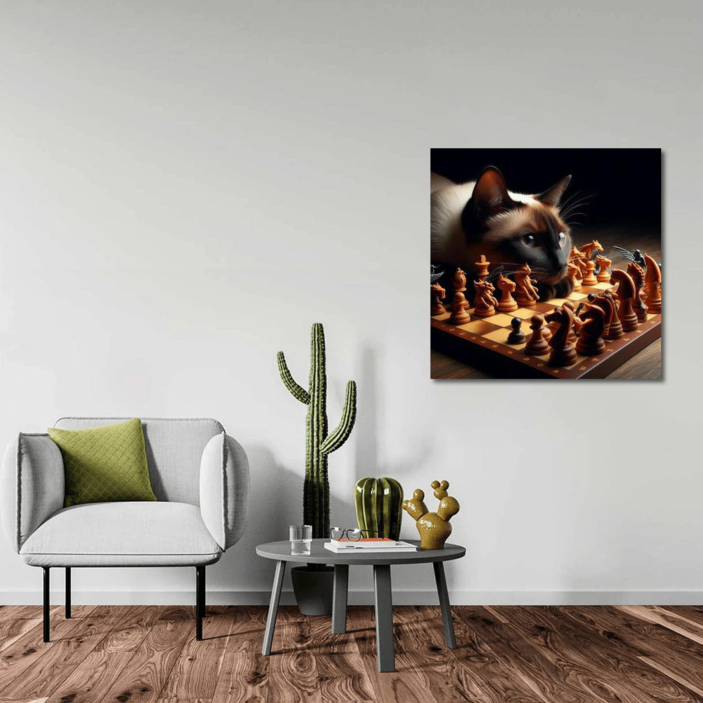 Siamese Cat and the Magic Chess: Living Pieces in Battle