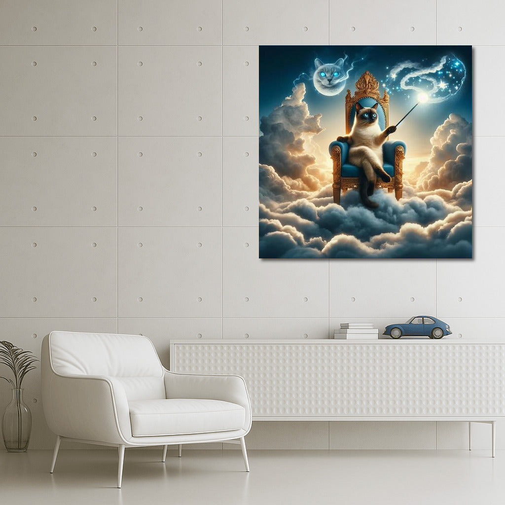 Magical Siamese Cat: Lord of Clouds and Weather