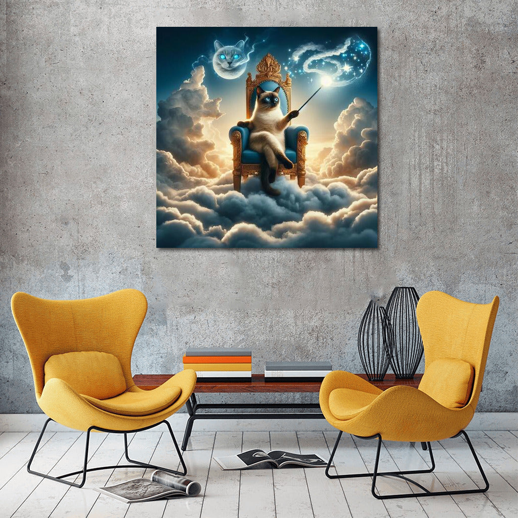 Magical Siamese Cat: Lord of Clouds and Weather