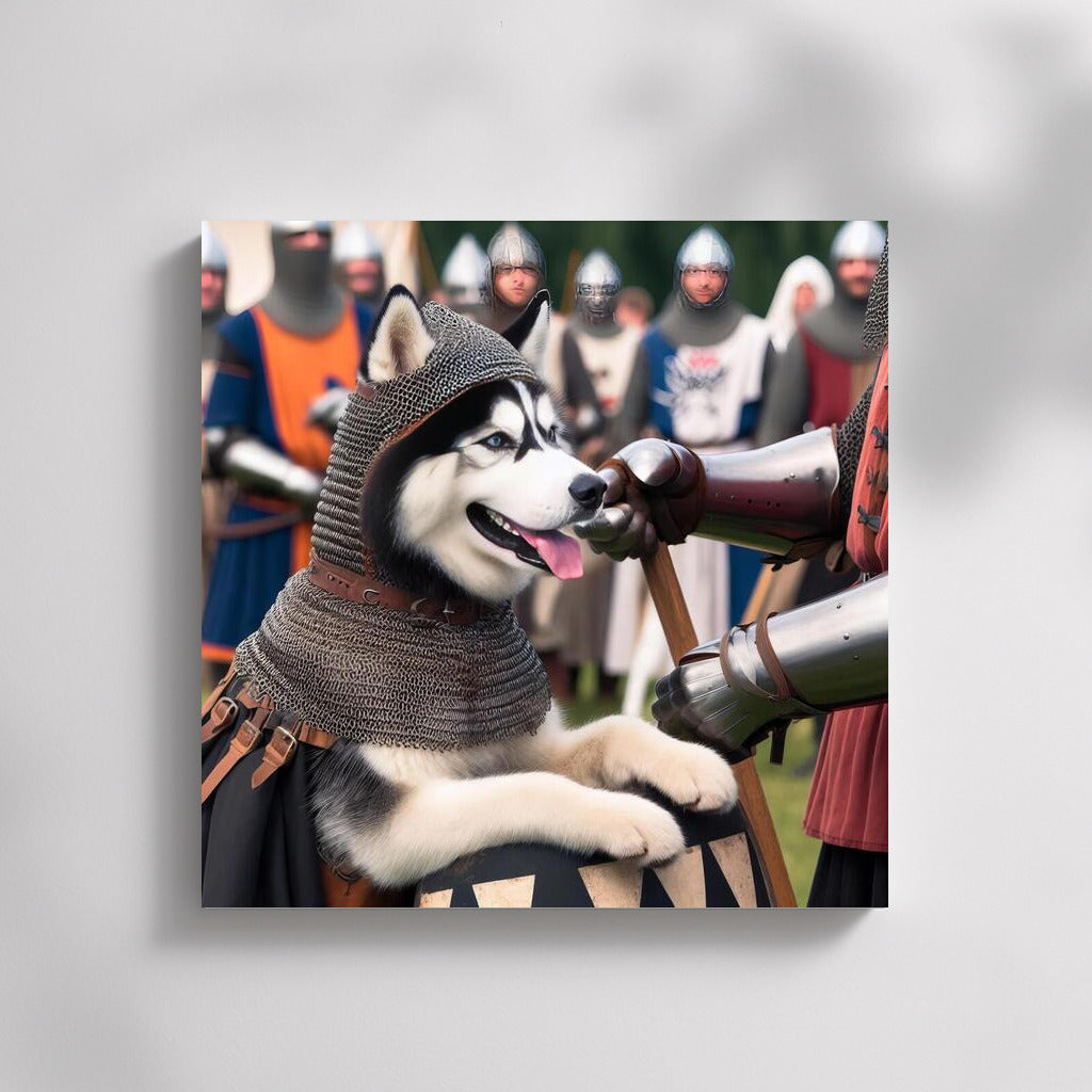 Siberian Husky in Knight's Tournament: Medieval Epic