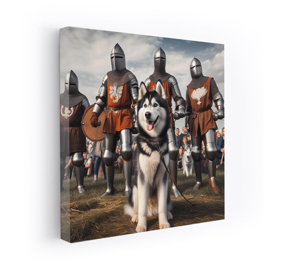 Siberian Husky in Medieval Tournament: Fantasy Adventure