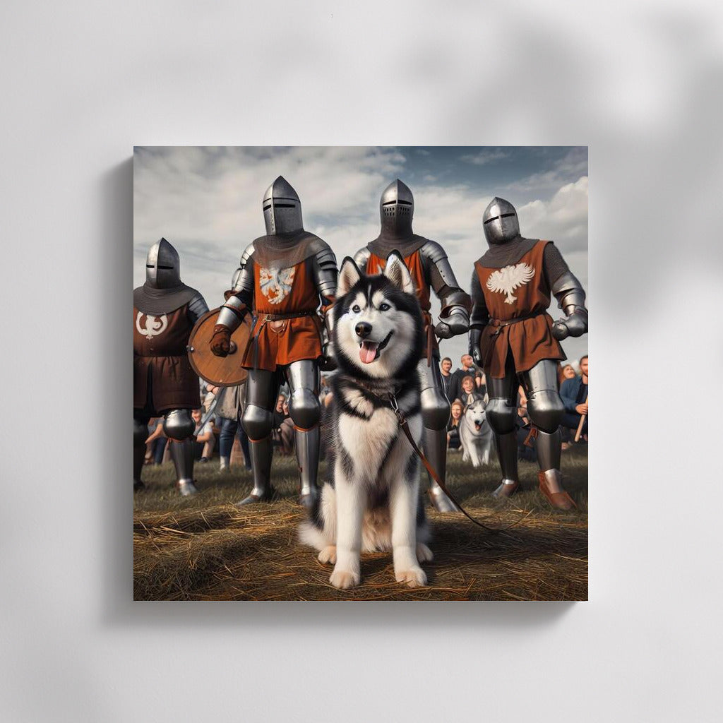 Siberian Husky in Medieval Tournament: Fantasy Adventure