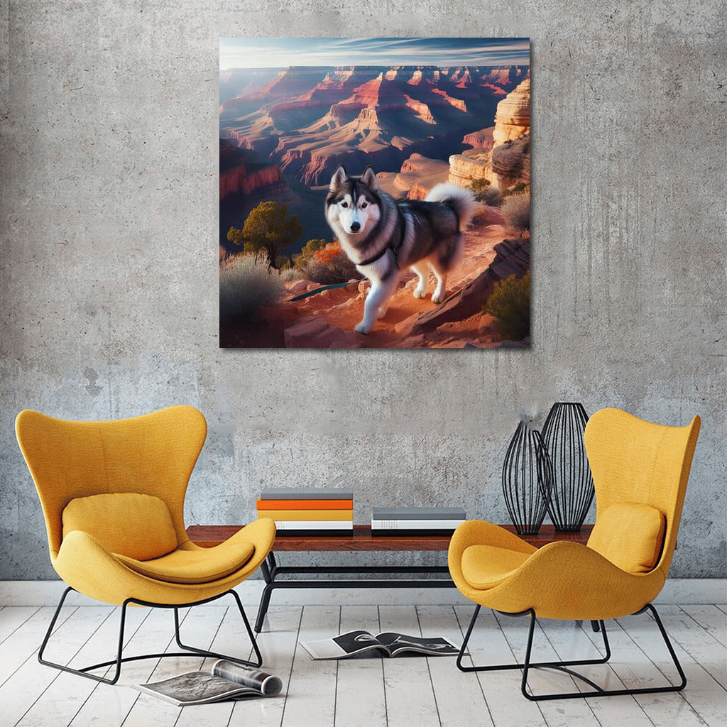 Siberian Husky in the Grand Canyon: Adventure at the End of the Earth