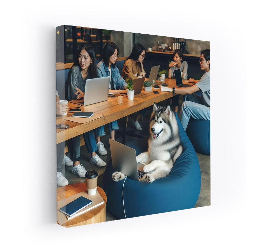 Husky in the Office: Creative Inspiration for the Workspace