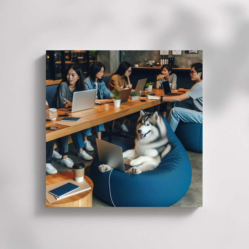 Husky in the Office: Creative Inspiration for the Workspace