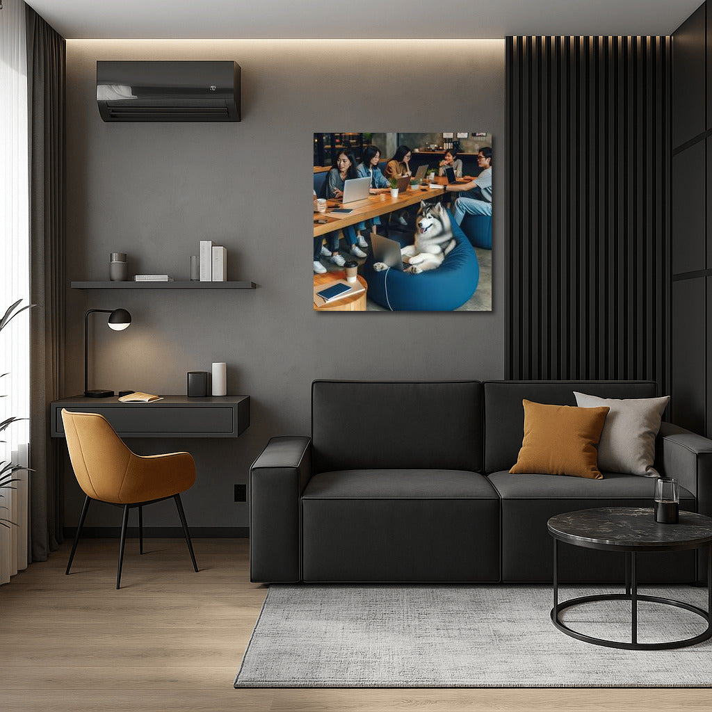 Husky in the Office: Creative Inspiration for the Workspace
