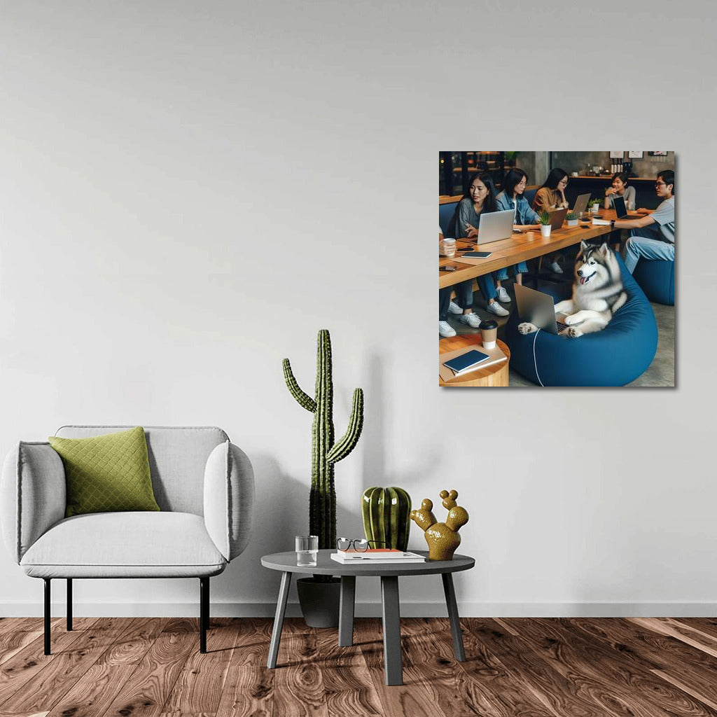 Husky in the Office: Creative Inspiration for the Workspace