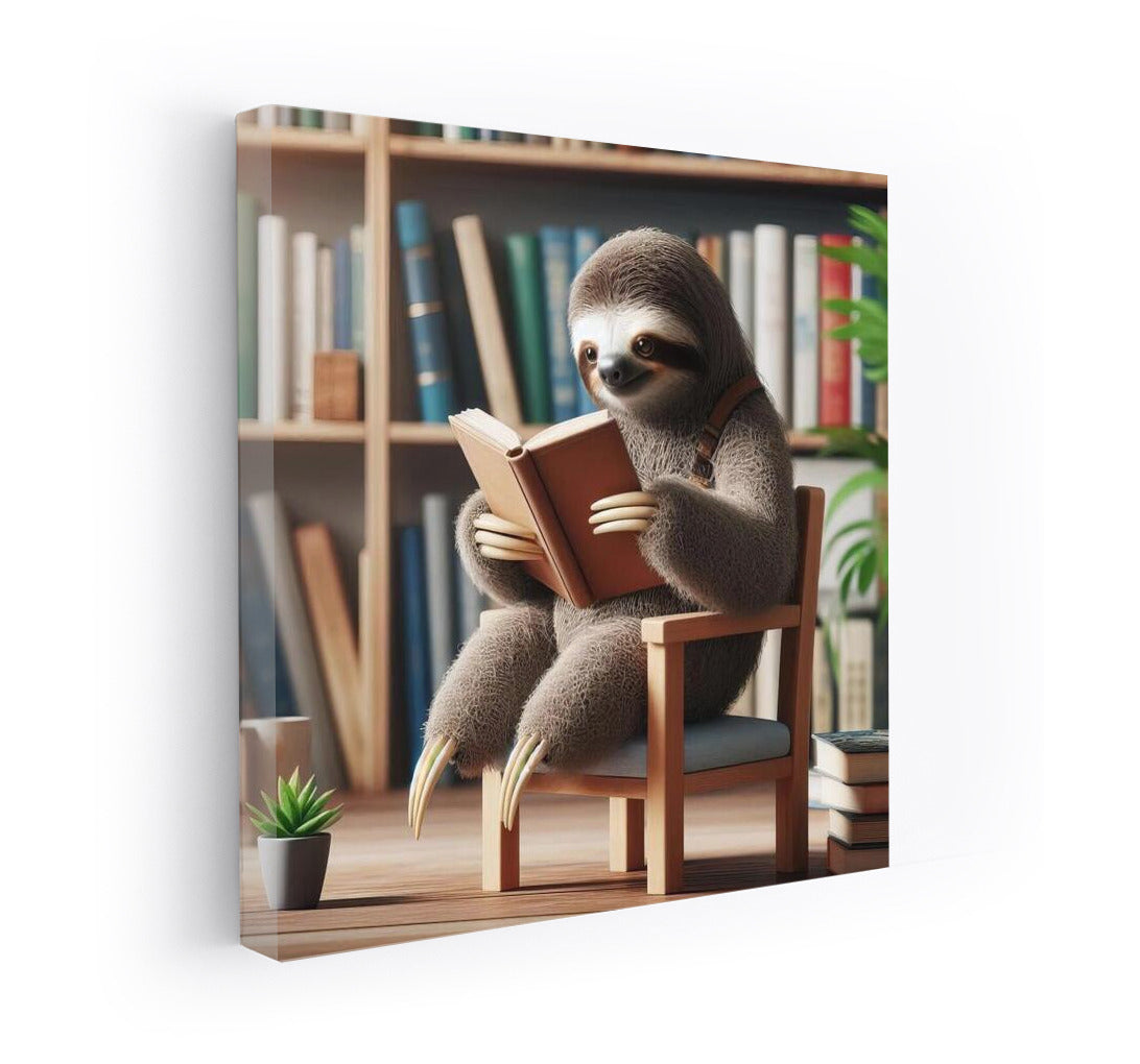 Sloth in the Library: Reading in Comfort