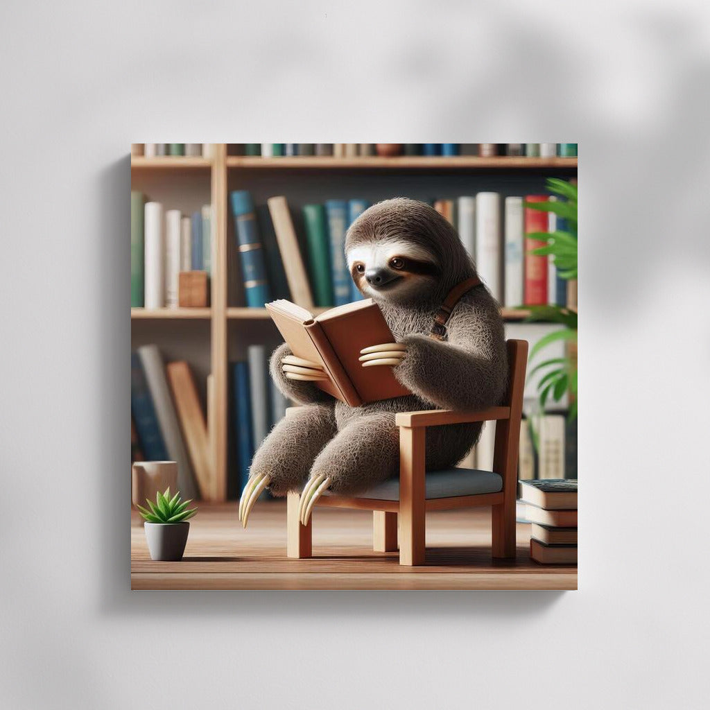 Sloth in the Library: Reading in Comfort