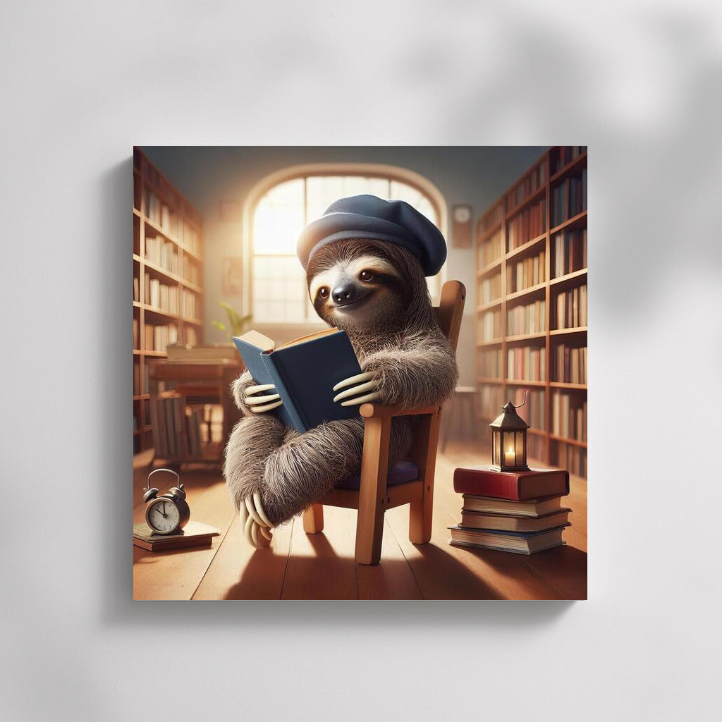The Sloth in the Hat: Reading in the Cozy Library