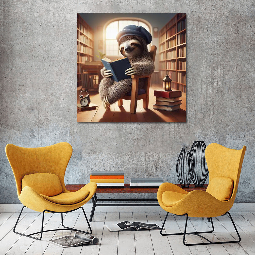 The Sloth in the Hat: Reading in the Cozy Library