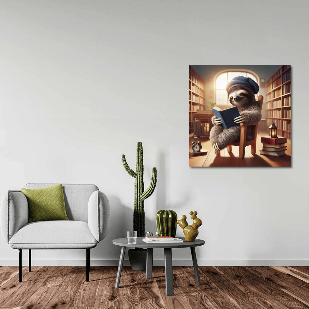 The Sloth in the Hat: Reading in the Cozy Library