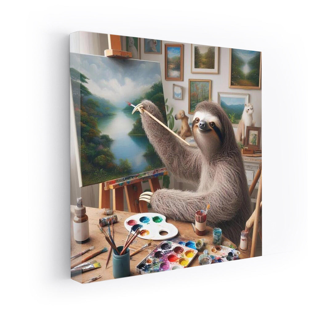 Sloth in the Workshop: Magic on Canvas