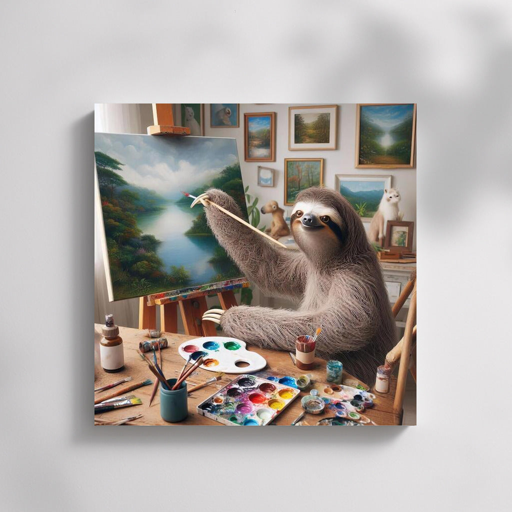 Sloth in the Workshop: Magic on Canvas