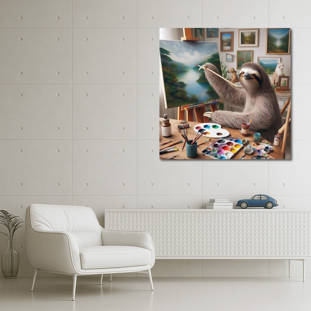 Sloth in the Workshop: Magic on Canvas