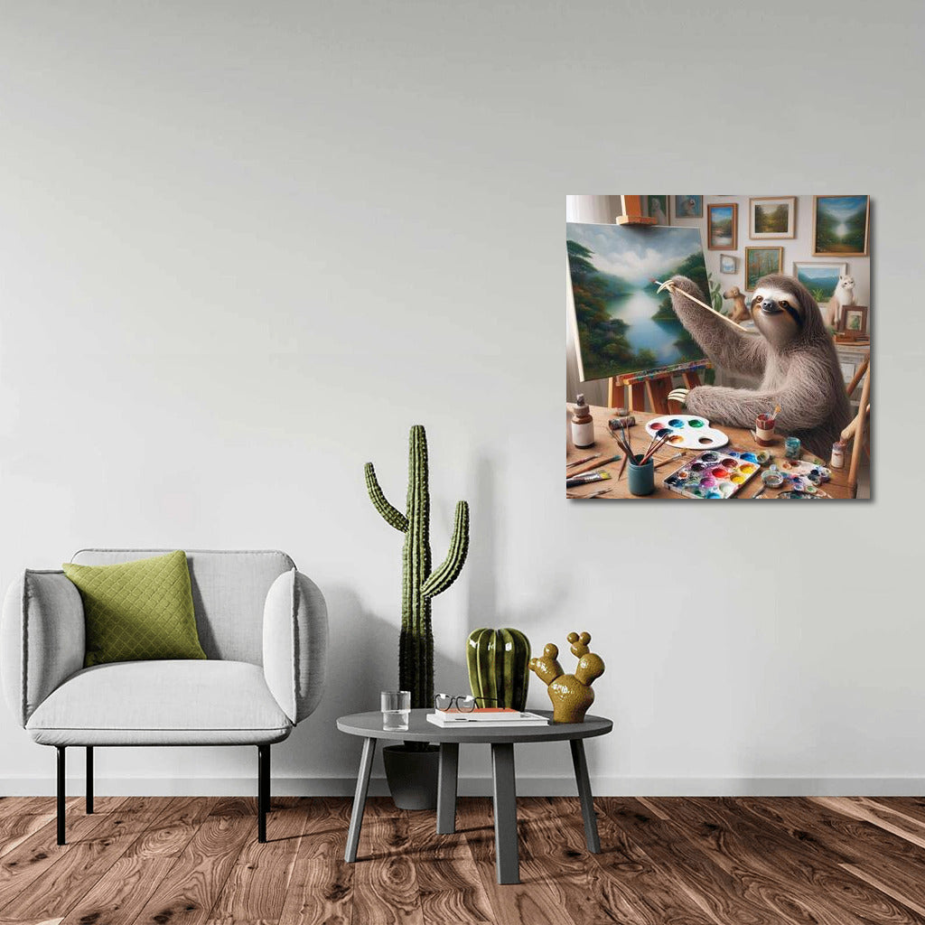 Sloth in the Workshop: Magic on Canvas