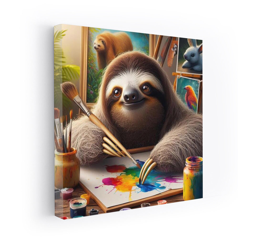 Sloth Masterpieces: Creative Workshop in Bright Colors