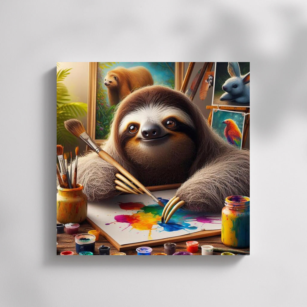 Sloth Masterpieces: Creative Workshop in Bright Colors