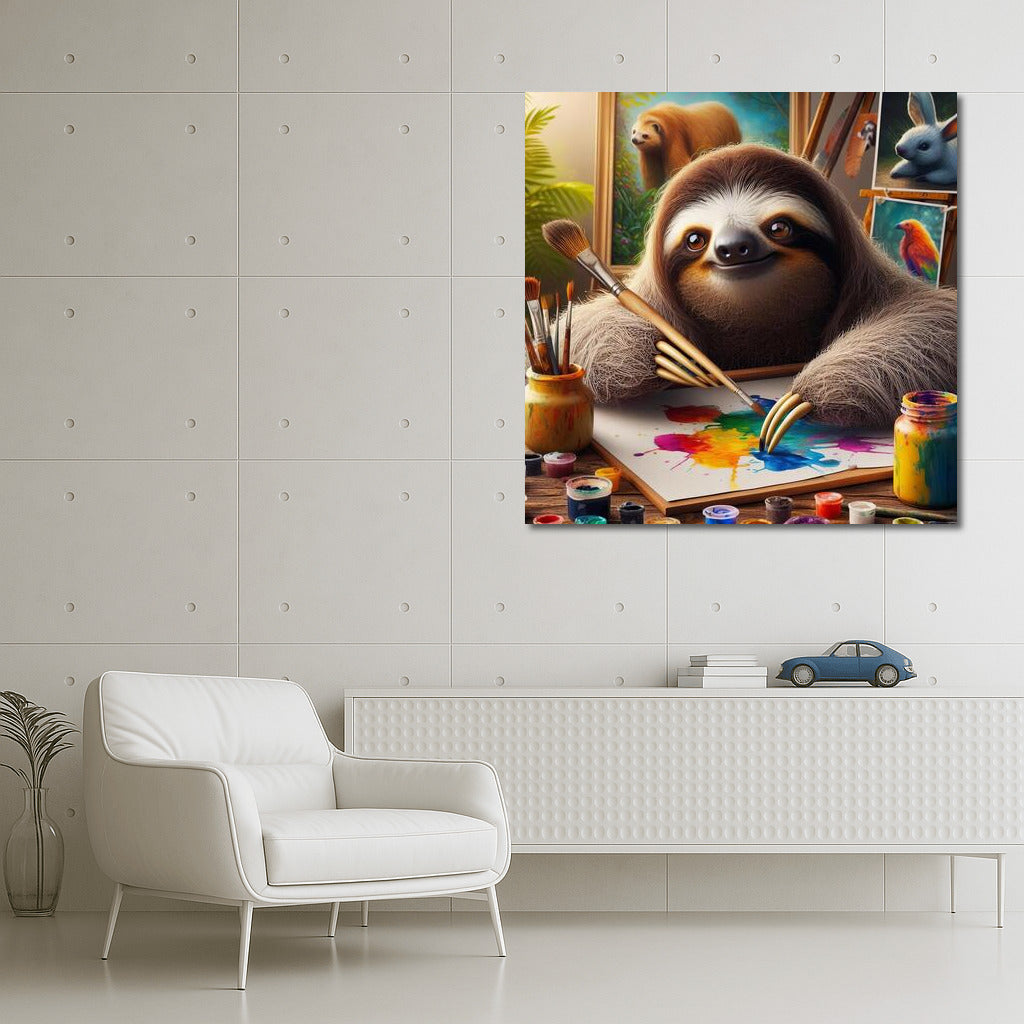 Sloth Masterpieces: Creative Workshop in Bright Colors