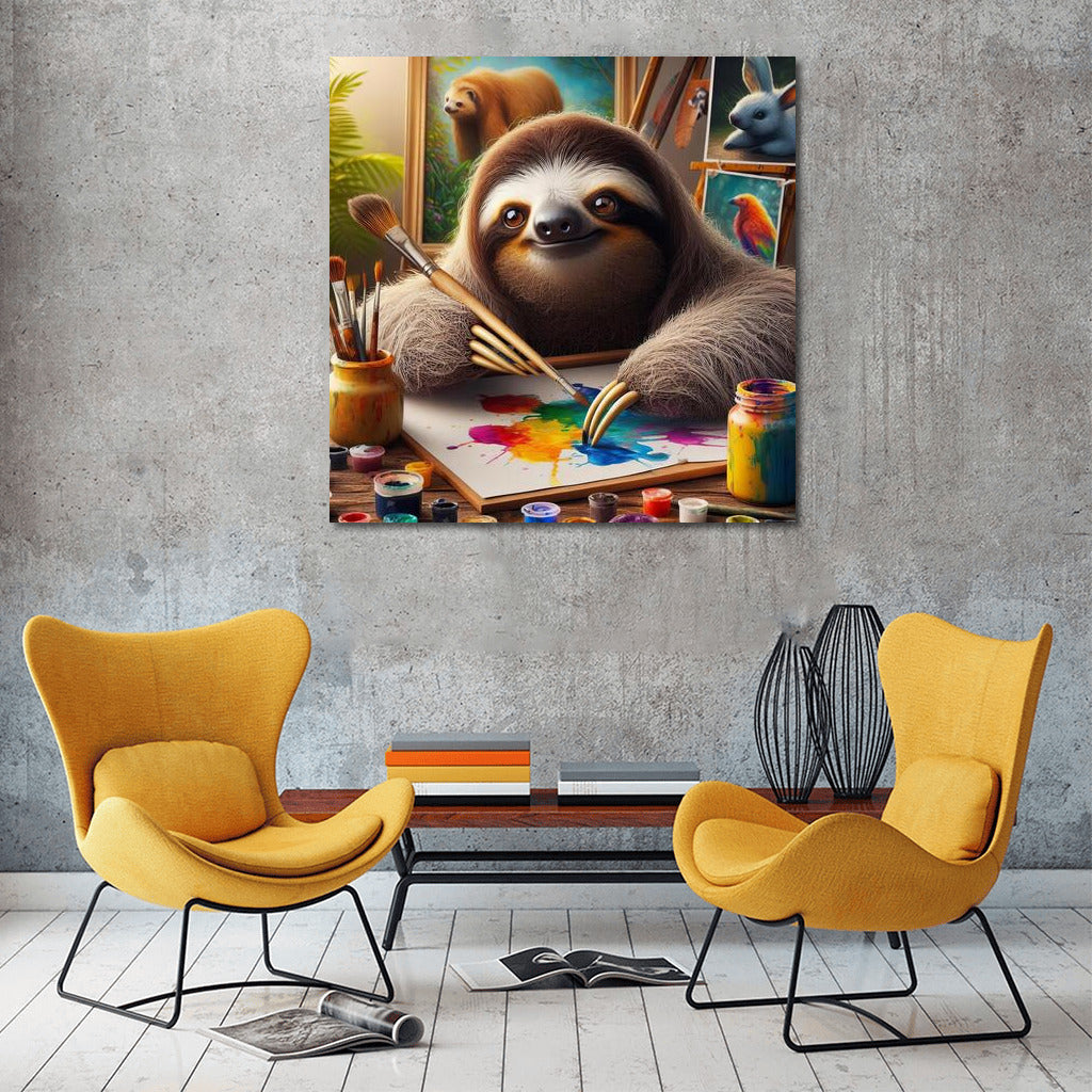 Sloth Masterpieces: Creative Workshop in Bright Colors
