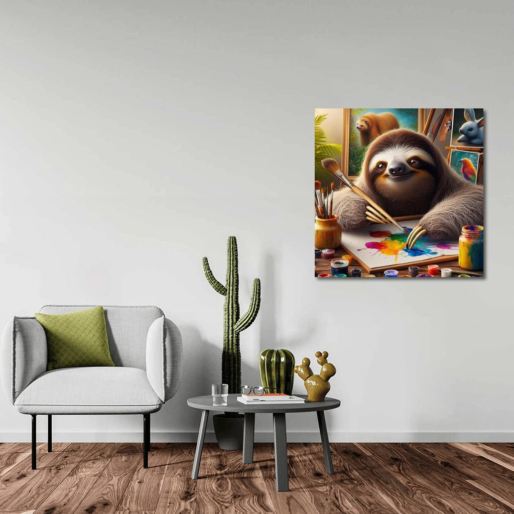 Sloth Masterpieces: Creative Workshop in Bright Colors
