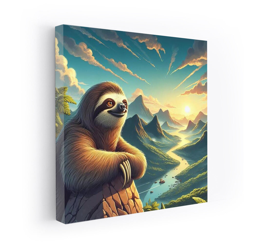 Sloth on the Top: A View from Above for Peace