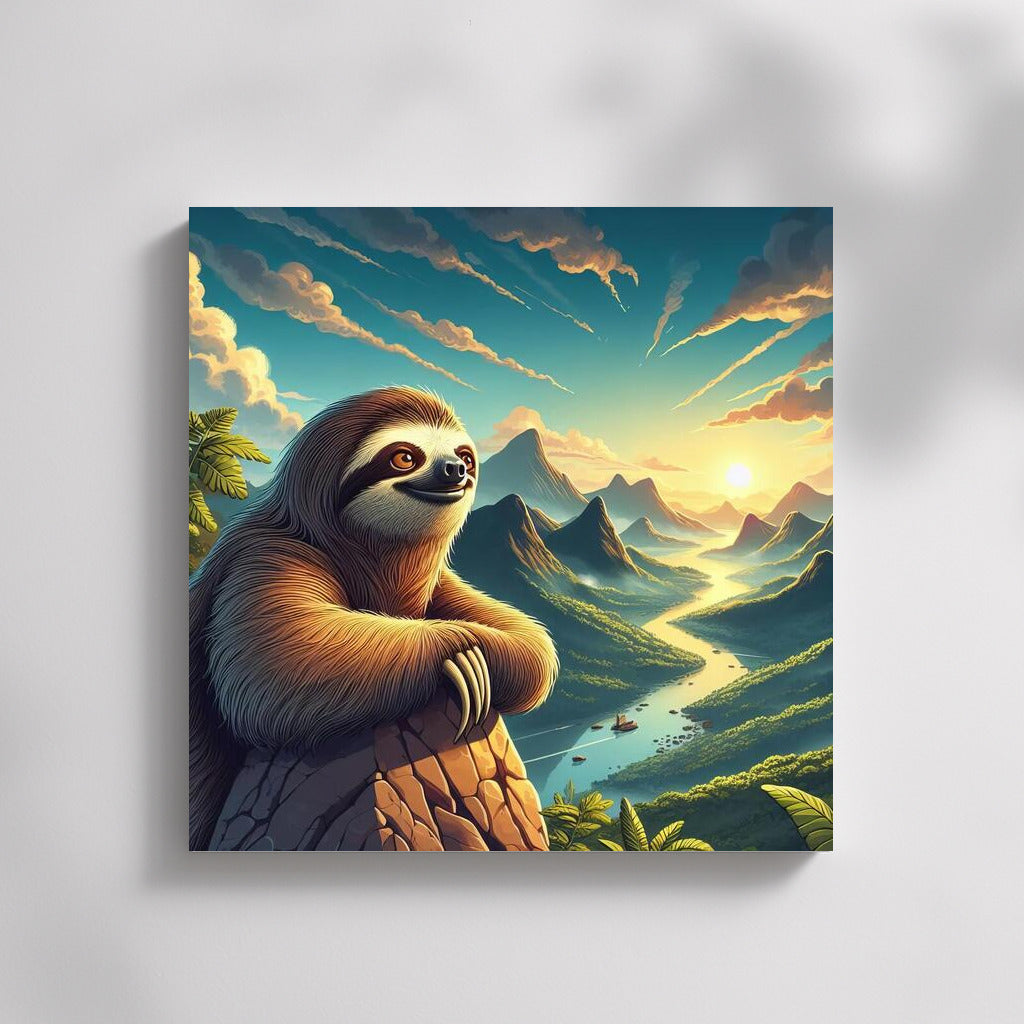 Sloth on the Top: A View from Above for Peace