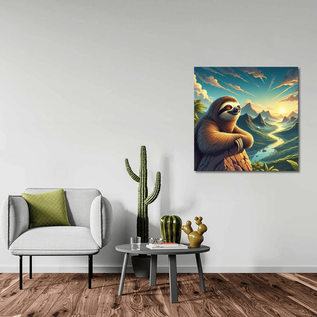 Sloth on the Top: A View from Above for Peace