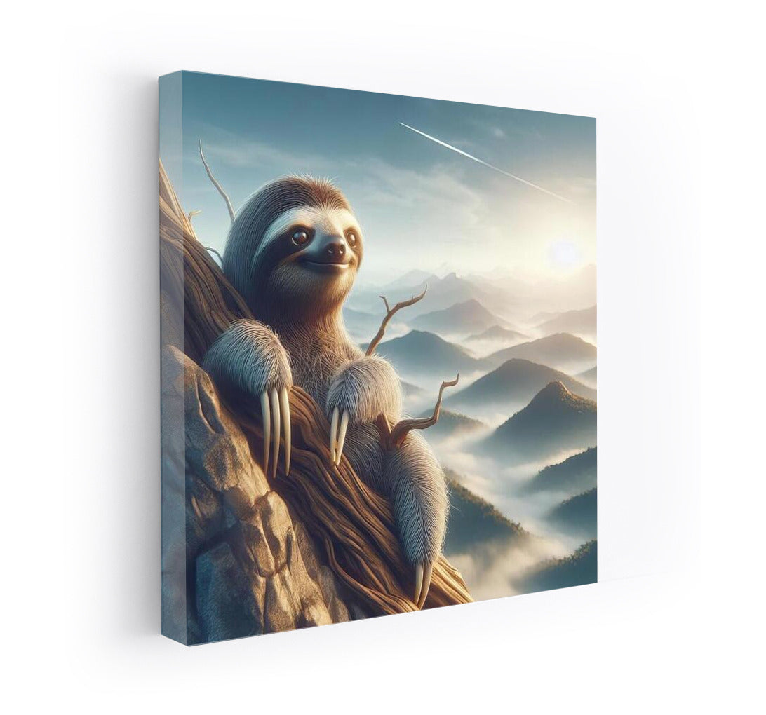 Sloth on the Top: A View from Above for Harmony and Dreams