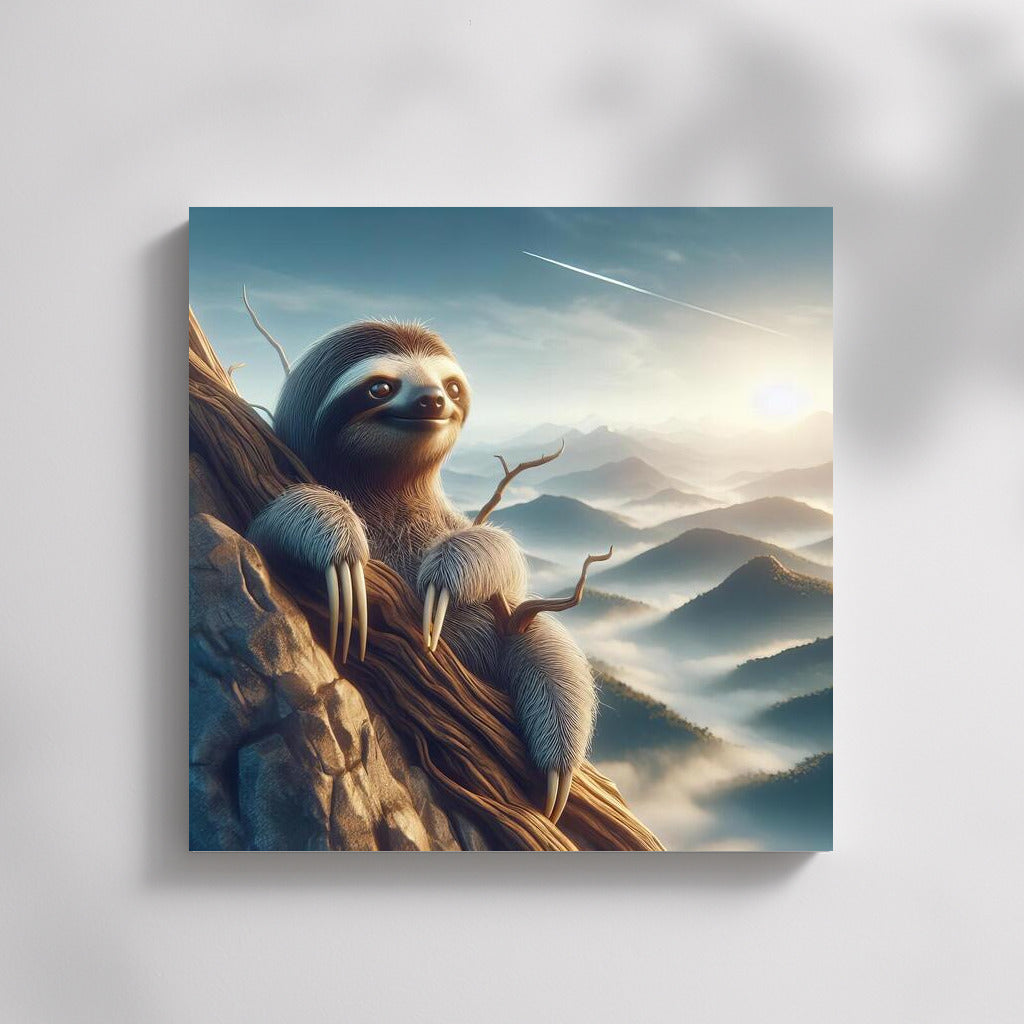 Sloth on the Top: A View from Above for Harmony and Dreams