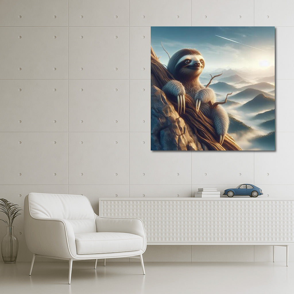 Sloth on the Top: A View from Above for Harmony and Dreams