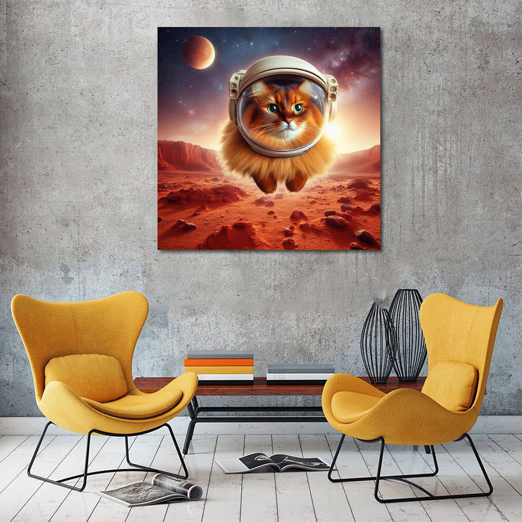 Somali Cat in Space: A Martian Odyssey