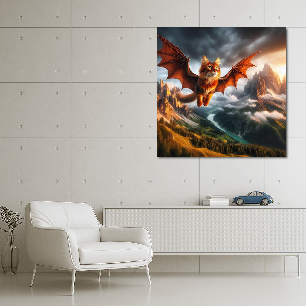 Somali Dragon: Flight over the Mountain Peaks