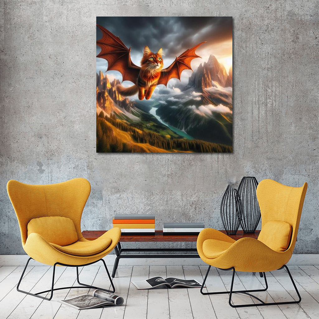 Somali Dragon: Flight over the Mountain Peaks
