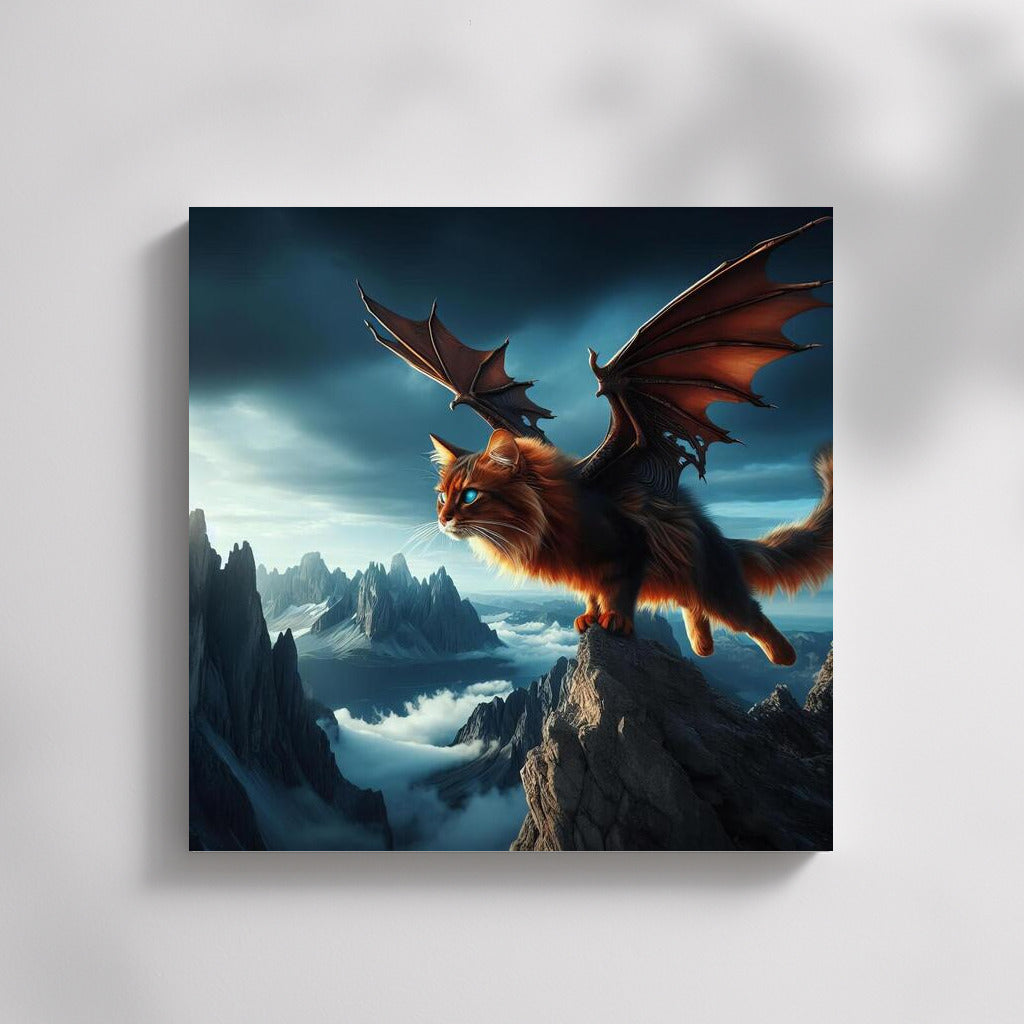 Somali Dragon: Flight Over Mountain Peaks