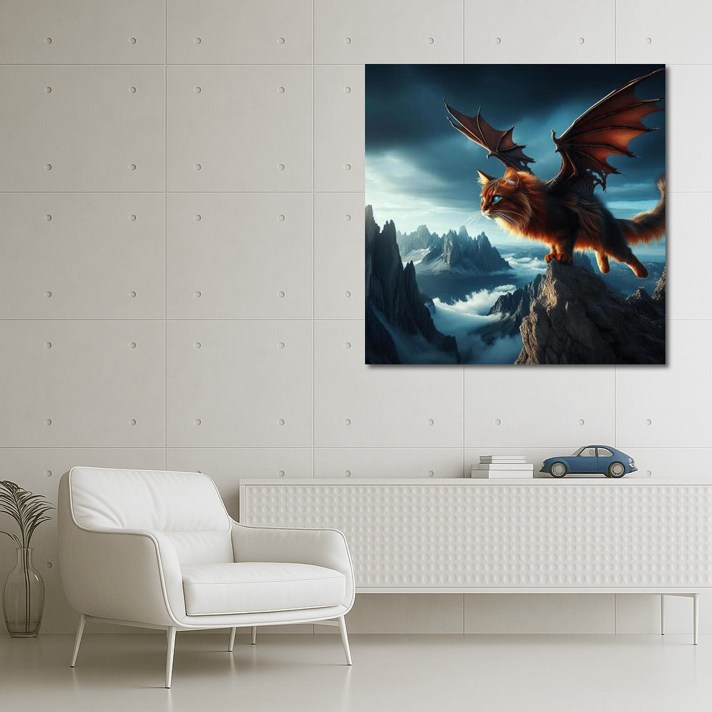 Somali Dragon: Flight Over Mountain Peaks