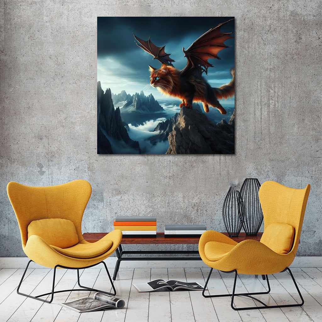 Somali Dragon: Flight Over Mountain Peaks