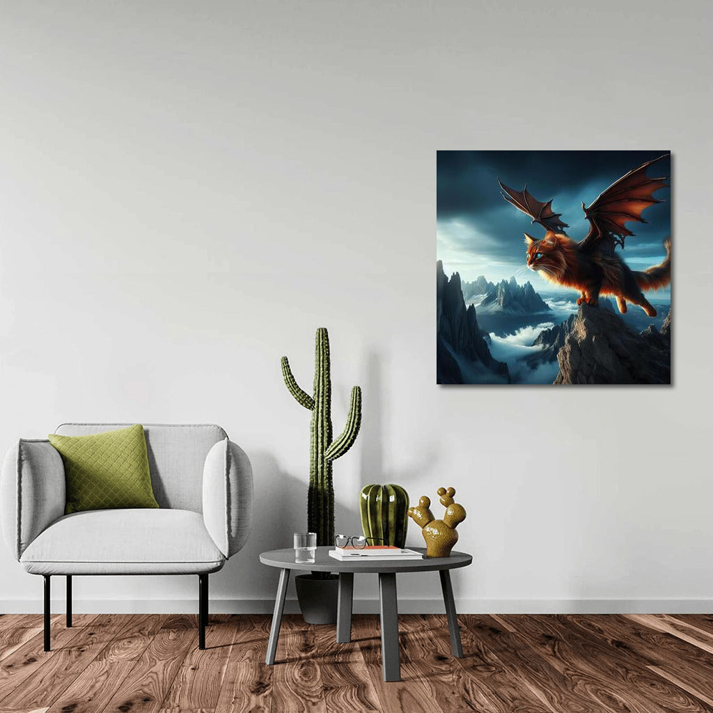 Somali Dragon: Flight Over Mountain Peaks