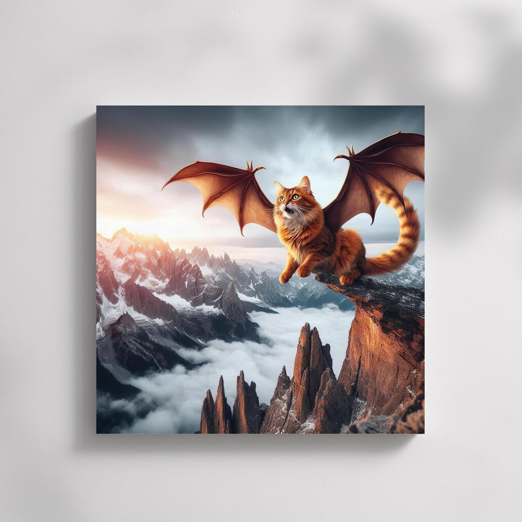 Somali Dragon: Flight Over Mountain Peaks